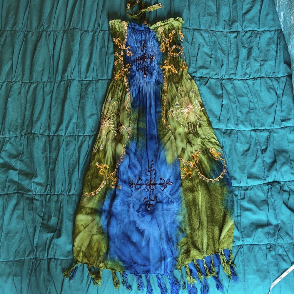 UCHO BALI Halter Beach Cover Up Size OS